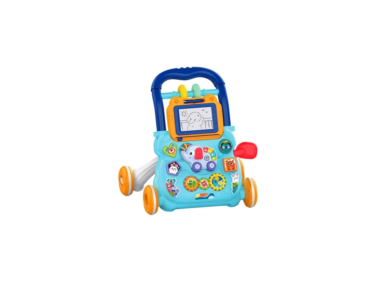 DM Toys Andador Multiatividades Baby Elefante Azul DMB6750