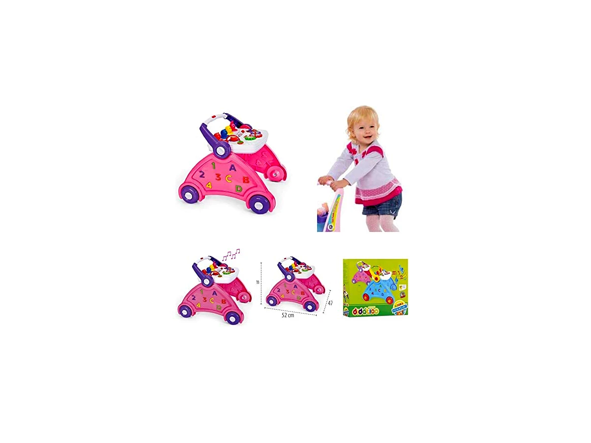 Poliplac Andador Infantil Didático Animais Multicolorido