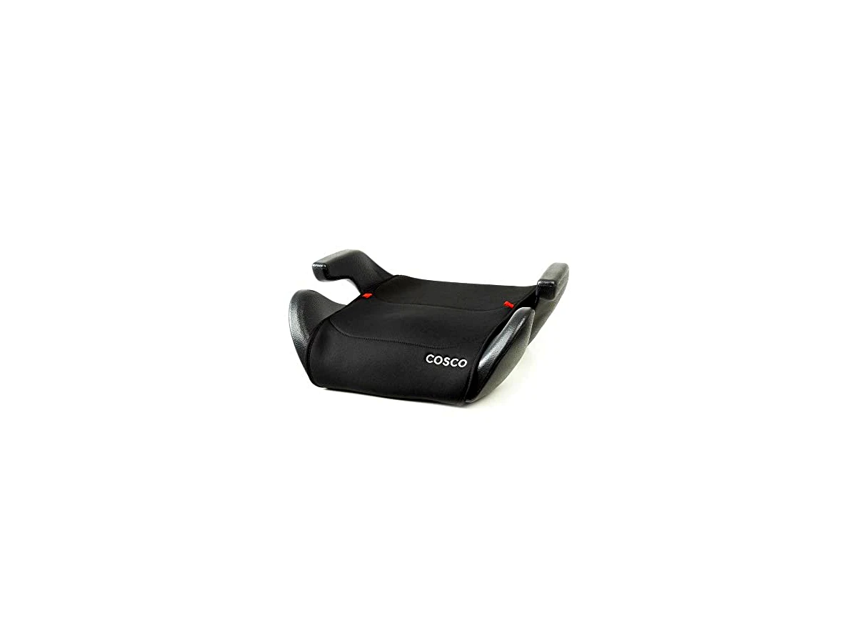 Cosco Kids Booster Clippy Preto — código CAX00565, 15–36 kg, sem ISOFIX