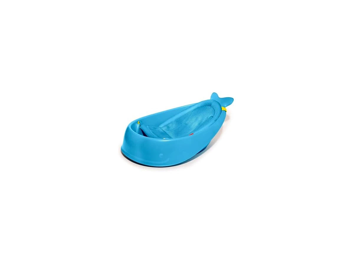 Banheira Baleia Moby Smart Sling 3 Estágios Skip Hop Azul (Ref. 235465)