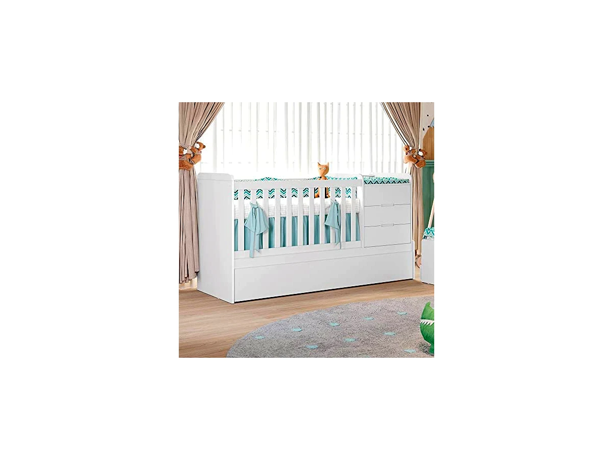 Carolina Baby Berço Cama Multifuncional Cléo Branco