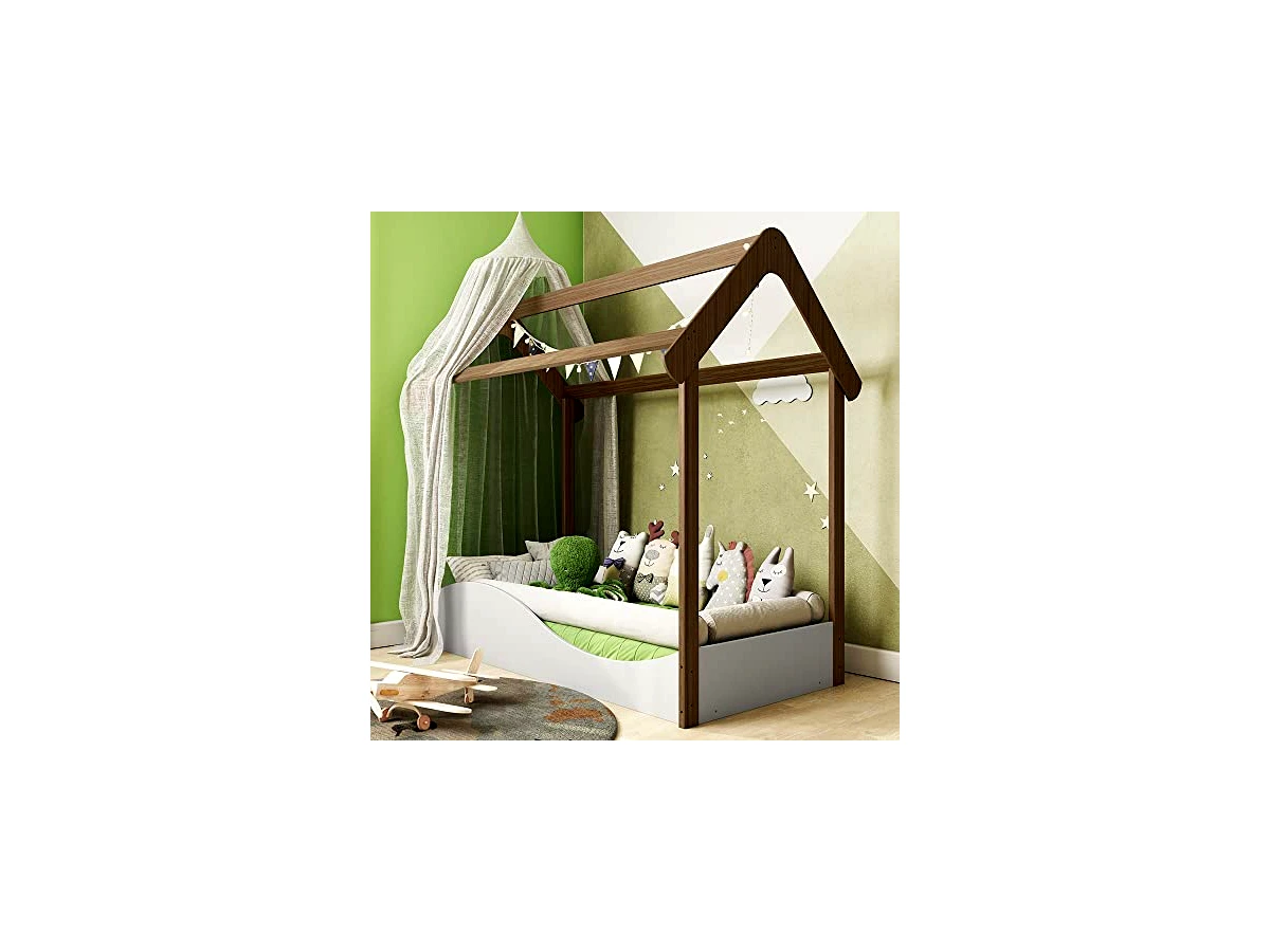 Mini Cama Montessoriana Uli Branco - Móveis Peroba