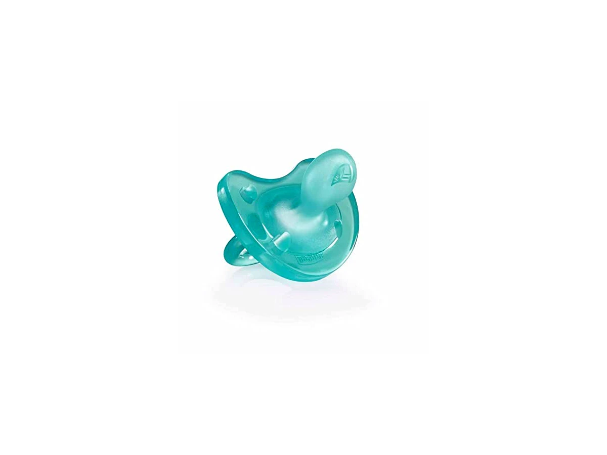 Chicco Physio Soft Verde Silicone, tamanho 2, 6–12 meses, 1 unidade