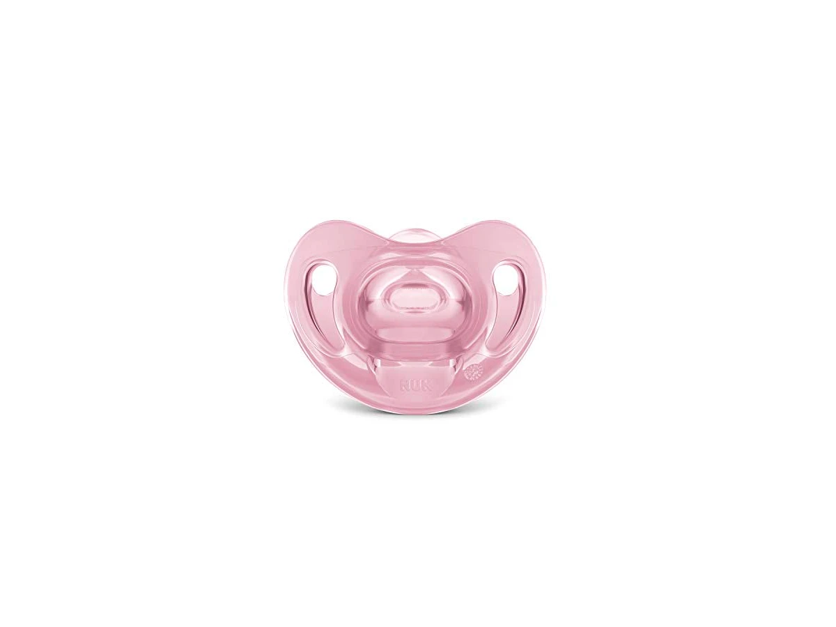 NUK Sensitive Soft Girl S1 Rosa, tamanho 1, 0–6 meses