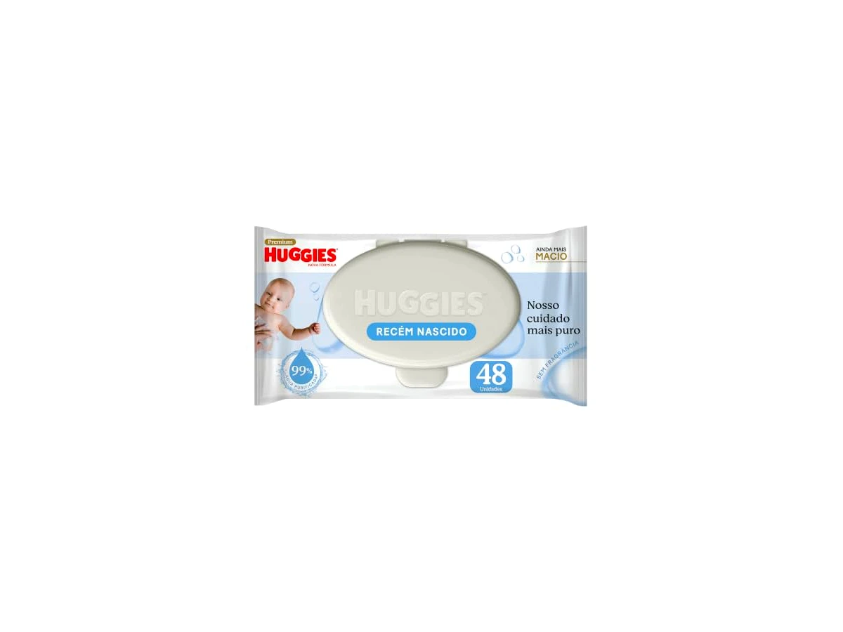 Huggies Puro e Natural Pure Care, pacote com 48 lenços, modelo 30225562