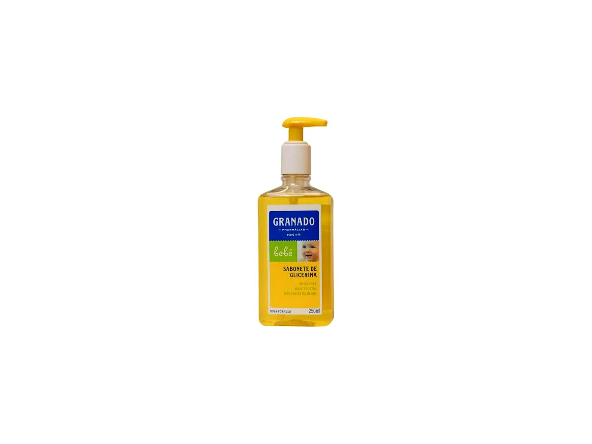 5. Granado Bebê Sabonete Líquido de Glicerina Tradicional 250 ml, frasco com pump